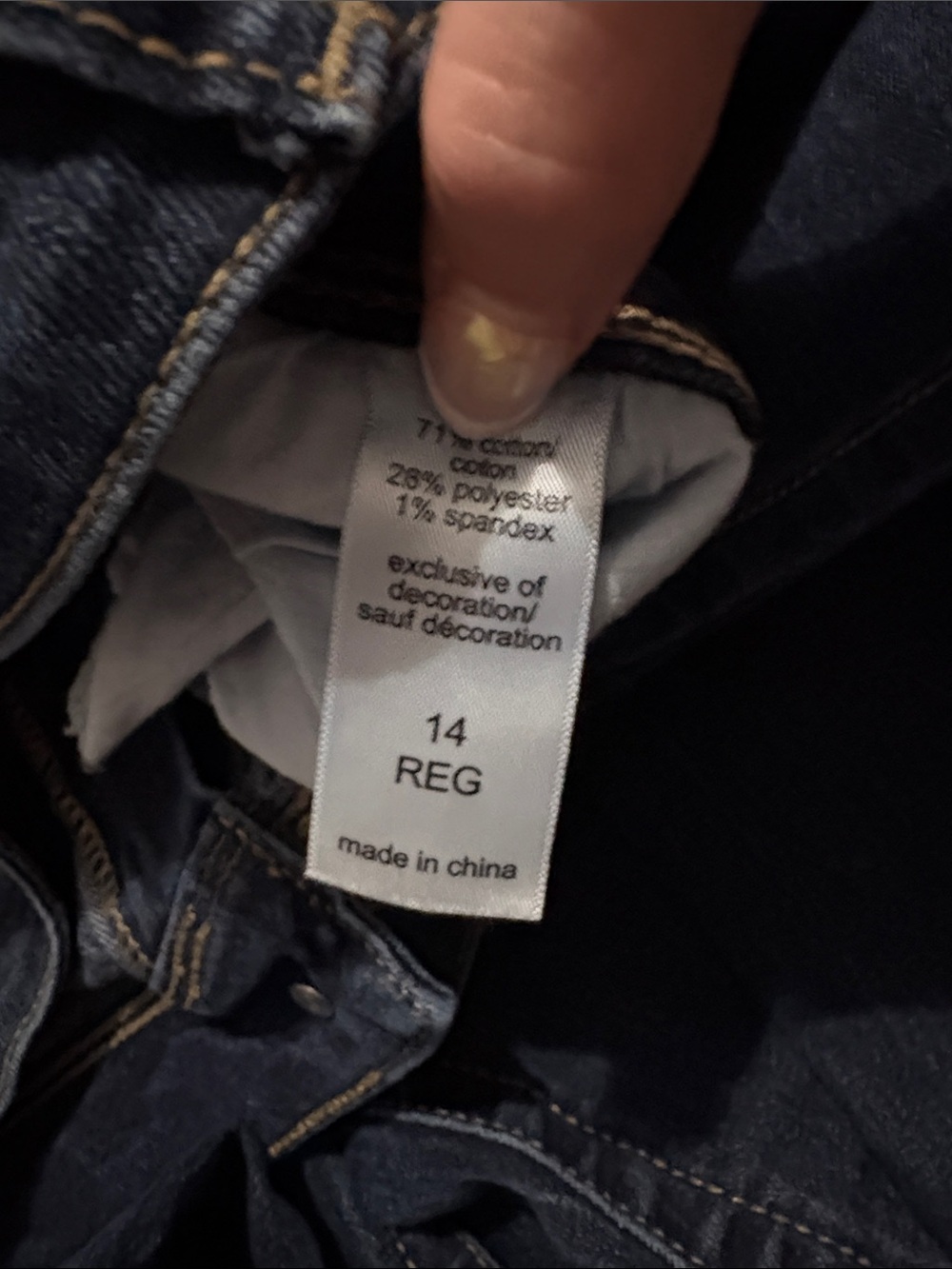 Maurices Dark Indigo Slim Straight Jeans - Picture 2 of 3